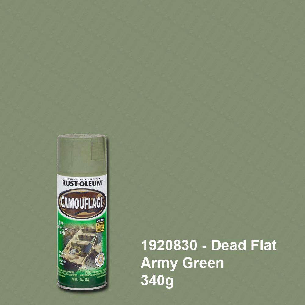 Rust-Oleum Specialty Camouflage Paint in Matte Black, 340 G