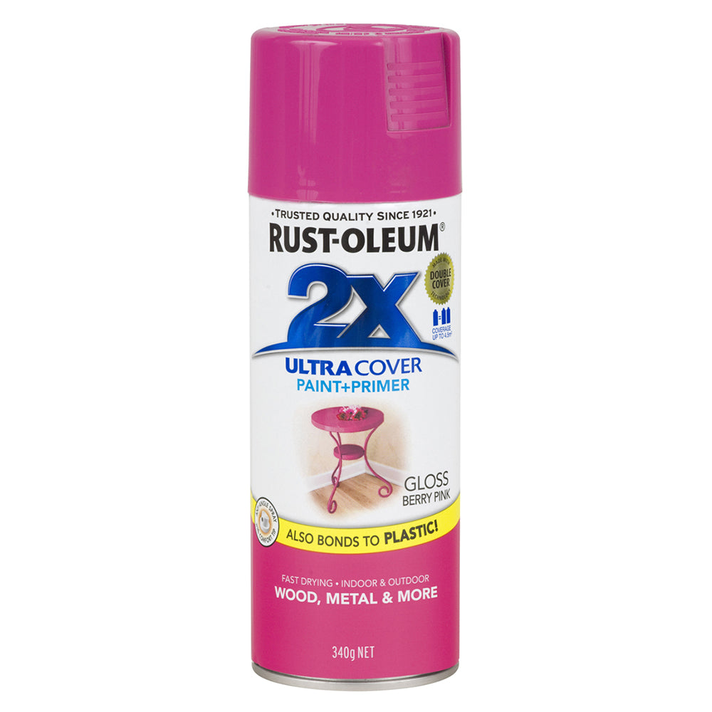 Ultra Cover 2X Spray Paint - Indoor/Outdoor - Satin - Blossom White - 340 g  from RUST-OLEUM